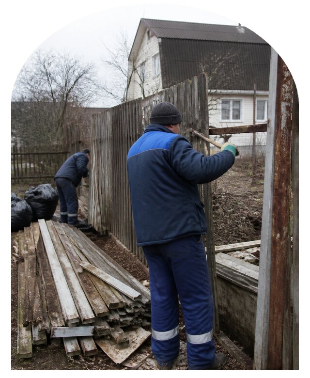 Демонтаж забора в Назрани по цене от 4622 р. | Метпроект-Нзр